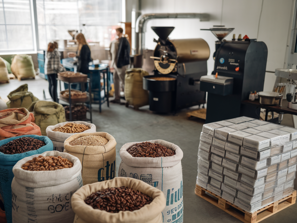 Wie stellt ein mittelständischer Hersteller eine klimafreundliche Lieferkette für Kaffeespezialitäten um, ohne die monatliche Verfügbarkeit unter 9 fallen zu lassen