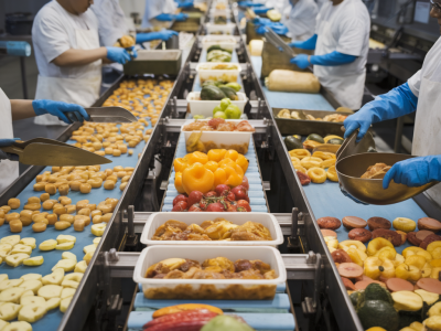 Wie reduziert man Lebensmittelabfälle in der Produktionslinie um 4 mit einfachen Prozessschritten