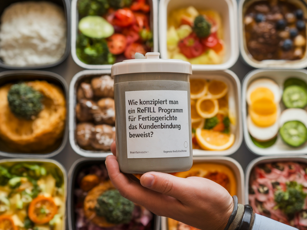 Wie konzipiert man ein Refill-Programm für Fertiggerichte, das Kundenbindung beweist