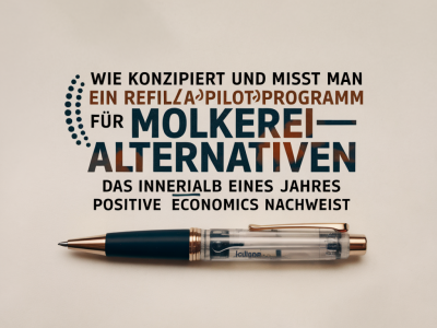 Wie konzipiert und misst man ein refill‑pilotprogramm für Molkereialternativen, das innerhalb eines Jahres positive unit-economics nachweist